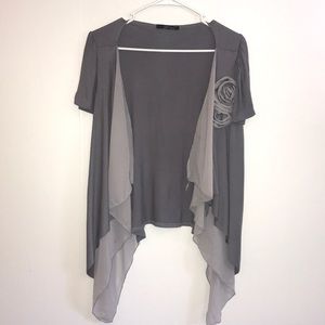 B’leev Light & Dark Grey Short Sleeve Over-Thing